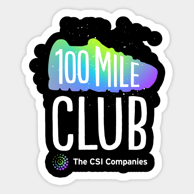 100 Mile Club 5ivecanons Sticker TeePublic